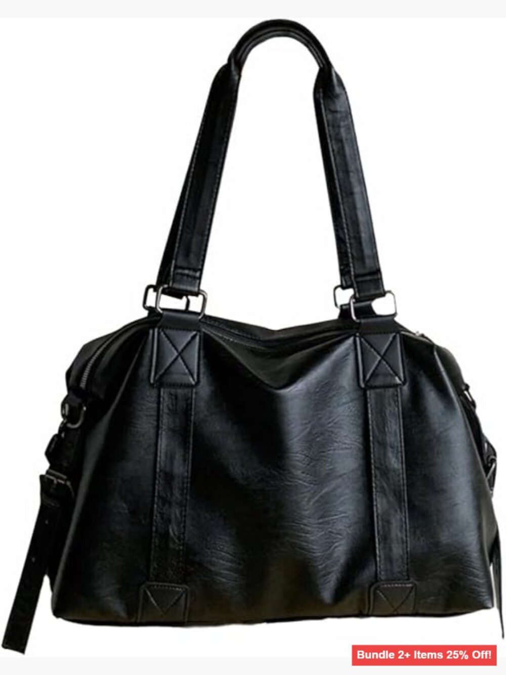 PU Leather Crossbody Bag Adjustable Strap Large Capacity Tote Purse